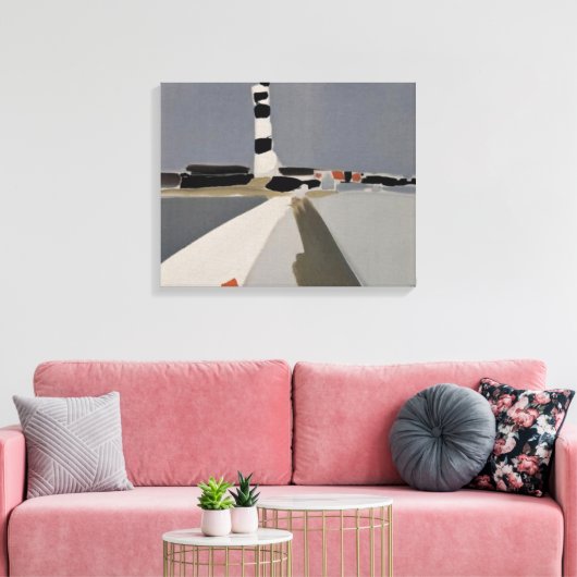 Toile de stael le phare, 1953, Nicolas de Staël (Insitu(Salon))