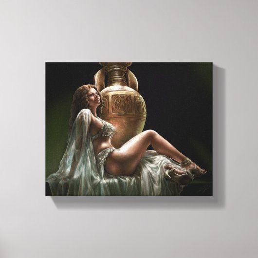 Toile de stretch avec Reine de Sheba par Lindsay A (Recto)