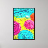 Toile de Sunny Beach expressionniste abstraite (Recto)