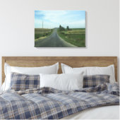 Toile de tableau de mur de longue route de campagn (Insitu(Chambre))