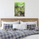 Toile de tableau sur cadre en bois de forêt brumeu (Insitu(Chambre))