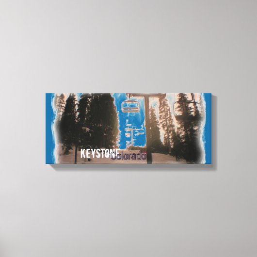 Toile de téléski Keystone Colorado (Recto)