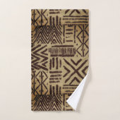 "Toile de Terre Vieillie" : (Serviette à main)