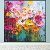 Toile de texture abstraite Bloom Reverie (Insitu (Plancher de Bois))