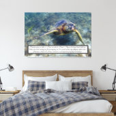Toile de tortue verte (Insitu(Chambre))