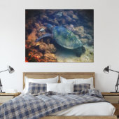 Toile de tortue verte (Insitu(Chambre))