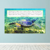 Toile de tortue verte (Insitu (Plancher de Bois))