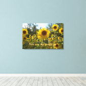 Toile de tournesol (Insitu (Plancher de Bois))