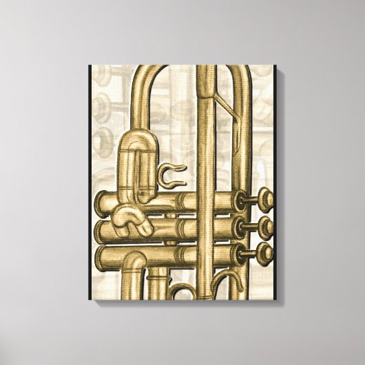 Toile de trompette d'or (Recto)