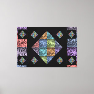 Toile de Tulipe multicolore Abstraite