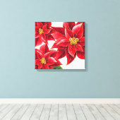 Toile de vacances Art-Rouge Poinsettias (Insitu (Plancher de Bois))