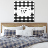 Toile de vache de ferme de Buffalo noir (Insitu(Chambre))