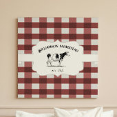 Toile de vache de ferme Red Buffaid