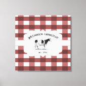 Toile de vache de ferme Red Buffaid (Recto)