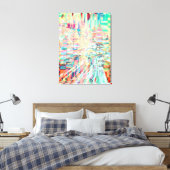 Toile de ville multicolore (Insitu(Chambre))