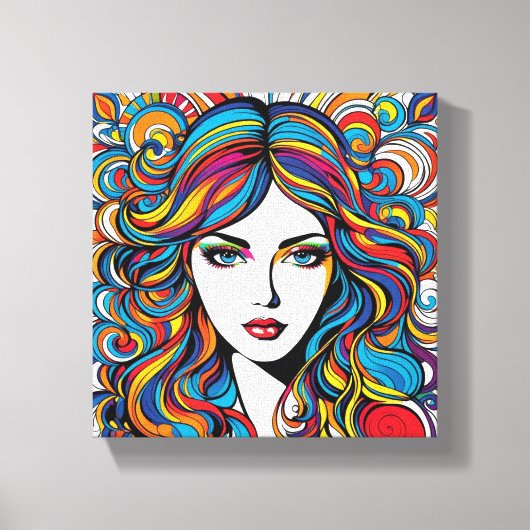Toile de visage colorée imprimée (Recto)