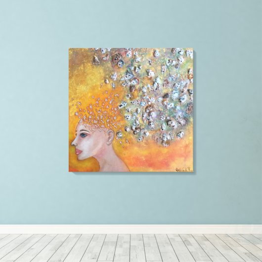 Toile de Voix Anxiété Imprimer (Insitu (Plancher de Bois))