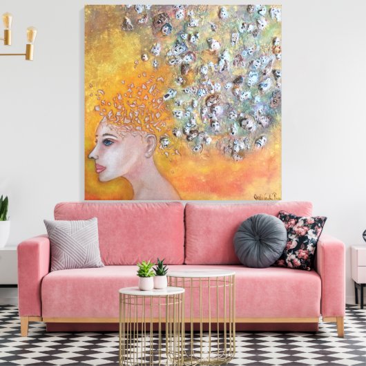 Toile de Voix Anxiété Imprimer (Insitu(Salon))