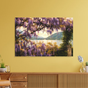 Toile de vue sur le lac de Wisteria