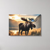 Toile de Yellowstone Moose (Recto)