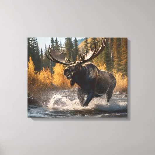 Toile de Yellowstone Moose (Recto)
