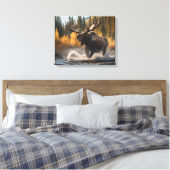 Toile de Yellowstone Moose (Insitu(Chambre))
