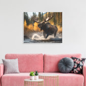Toile de Yellowstone Moose (Insitu(Salon))