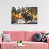 Toile de Yellowstone Moose (Insitu(Salon))