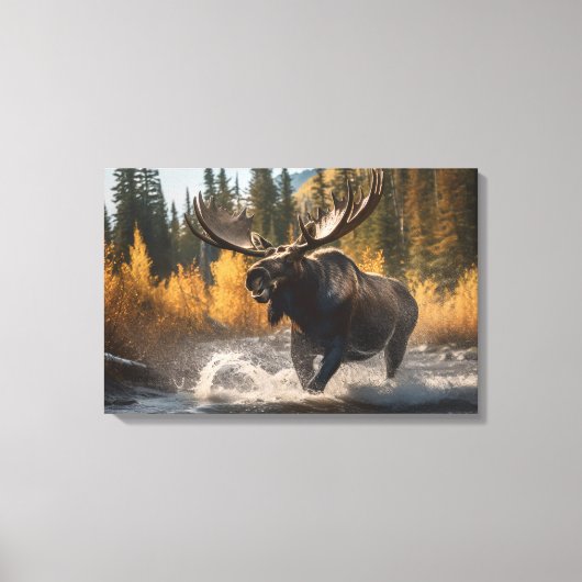 Toile de Yellowstone Moose (Recto)