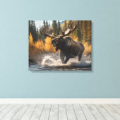 Toile de Yellowstone Moose (Insitu (Plancher de Bois))