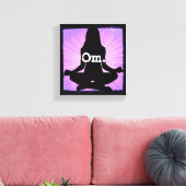 Toile de yoga méditation zen Om (Insitu(Salon))