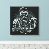 Toile DEADMONTON Zombie (Insitu (Plancher de Bois))