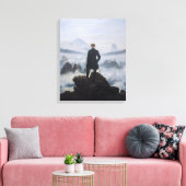 Toile Déambulateur au-dessus de la mer de brouillard (Insitu(Salon))