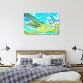 Toile Déambuler dans les montagnes (Insitu(Chambre))
