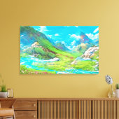 Toile Déambuler dans les montagnes (Insitu(Salon))
