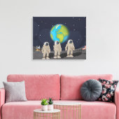 Toile Débarquements de lune (Insitu(Salon))