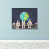 Toile Débarquements de lune (Insitu (Plancher de Bois))