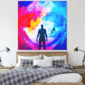 Toile Debout dans les couleurs (Insitu(Chambre))