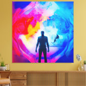 Toile Debout dans les couleurs (Insitu(Salon))