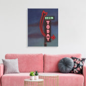 Toile Début aujourd'hui 2009 (Insitu(Salon))