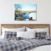 Toile Début de printemps à Villingaholt, Islande. (Insitu(Chambre))