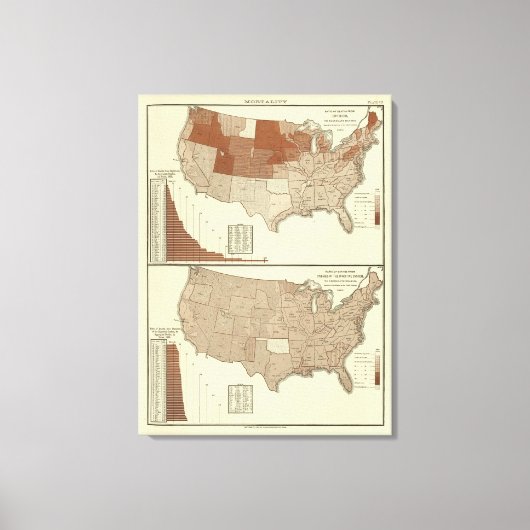 Toile Décès, diphtérie, système digestif (Recto)