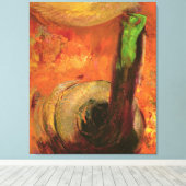 Toile Décès vert (Insitu (Plancher de Bois))