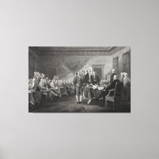 Toile Déclaration d'indépendance (Recto)