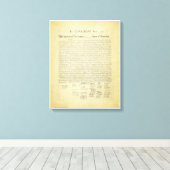 Toile Déclaration d'indépendance (Insitu (Plancher de Bois))