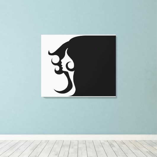 Toile Deco mod woman (Insitu (Plancher de Bois))