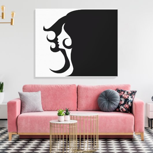 Toile Deco mod woman (Insitu(Salon))