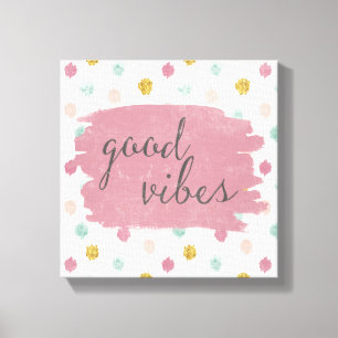 Toile Deco mou IV Good Vibes