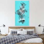 Toile Déconstruction de géométrie (Insitu(Chambre))