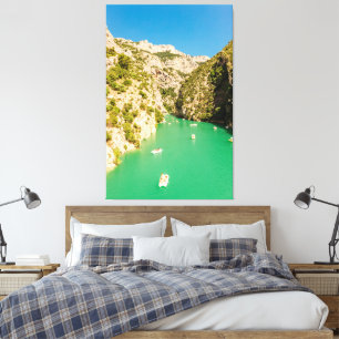 Toile Décor à thème Voyage avec Gorge Photo